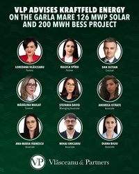 Vlăsceanu & Partners asistă Kraftfeld Energy în proiectul Gârla Mare de 126 MWp solar și 200 MWh BESS