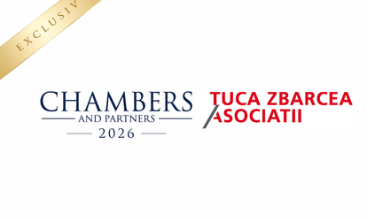 EXCLUSIV | Țuca Zbârcea & Asociații reconfirmă leadership-ul: pentru a patra oară „Law Firm of the Year” la Chambers. TZA este duminică la 12:00 la Legile Afacerilor pe Prima News TV