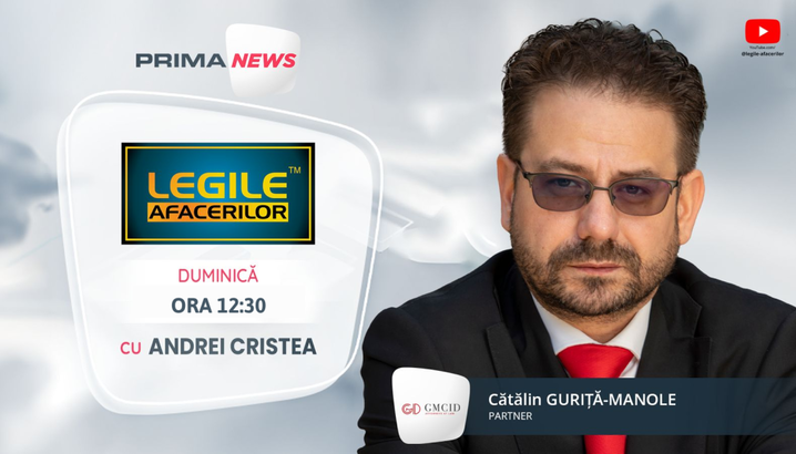Cătălin Guriță, invitat la „Legile Afacerilor”: insolvența și provocările juridice din real estate, în centrul dezbaterii