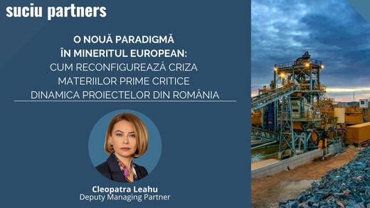 O nouă paradigmă în mineritul european: Cum reconfigurează criza materiilor prime critice dinamica proiectelor din România