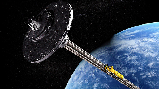 Oamenii de știință propun un lift pentru transportul între Pământ și Lună