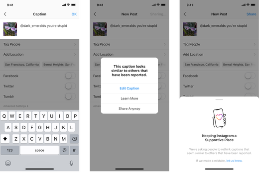 Instagram folosește AI-ul pentru a preveni bullying-ul în postări