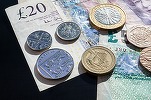Lira sterlină atinge un nou minim din ultimii peste 2 ani față de dolar, pe fondul informațiilor privind pregătirile pentru un Brexit fără acord