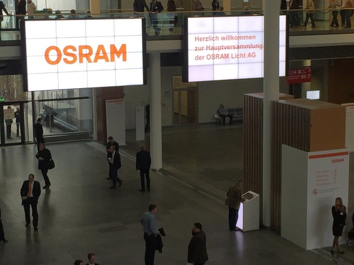 AMS majorează la 4 miliarde de euro oferta pentru compania germană Osram, cu operațiuni și în România
