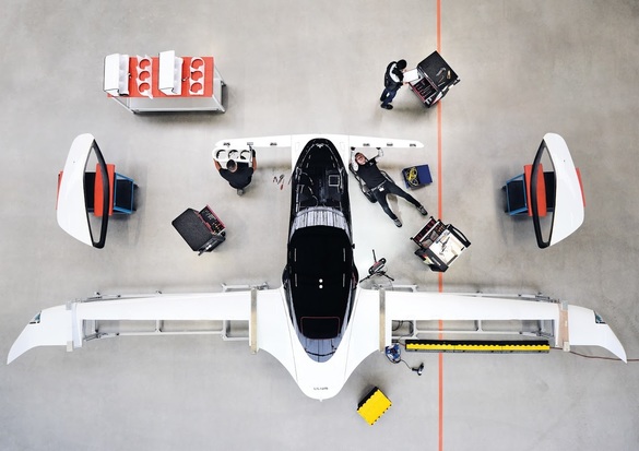 FOTO Lilium, startup german care dezvoltă un taxi zburător cu decolare verticală, a intrat în clubul “unicornilor”