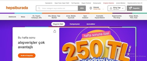 Hepsiburada, "Amazon-ul Turciei", scrie istorie și devine prima companie din Turcia listată la Nasdaq