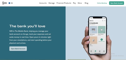N26, banca digitală germană - evaluare de peste 9 miliarde dolari, apropiată de cea a Commerzbank, a doua cea mai mare banca germană listată la bursă