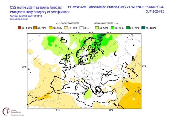 INFOGRAFICE Europenii se așteaptă la o nouă iarnă mai blândă decât în mod obișnuit, arată Serviciul Copernicus pentru schimbări climatice
