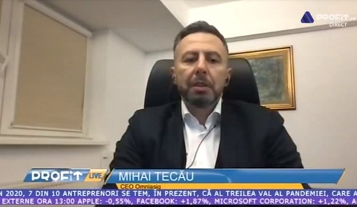 VIDEO PROFIT TV - Să ajutăm business-ul. CEO Omniasig: Când a început pandemia, nu știam cum s-o apucăm. Noi, românii, suntem popor de proprietari, dar dorința de asigurare a caselor se diluează. În Austria, asigurarea atinge 90%