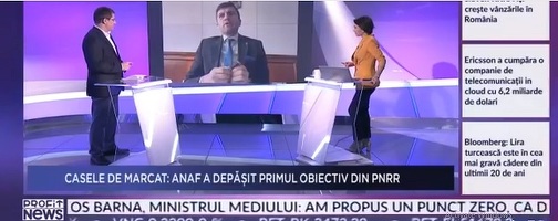 PROFIT NEWS TV Alin Chitu, secretar de stat Ministerul Finanțelor: România are obiectiv să reducă numărul de microîntreprinderi. Guvernul are flexibilitate la îndeplinirea obiectivelor PNRR, ca în cazul scutirii de impozit a IT-iștilor