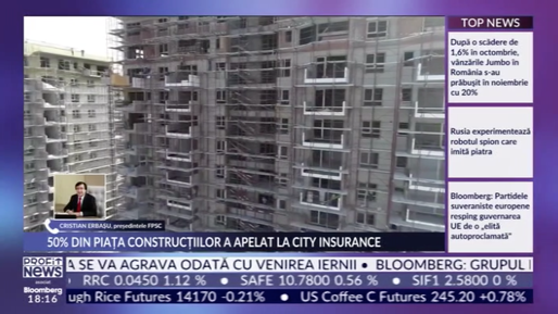 PROFIT NEWS TV Problemele City Insurance pot băga marii constructori în faliment. Erbașu: Este o problemă extrem de gravă