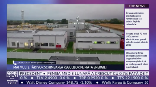 PROFIT NEWS TV Claudiu Crețu, Director General Termoenergetica, despre compensarea facturilor la energie: Pot rezolva doar pe termen scurt problema. Situația este mult mai complicată. Banii noștri se duc în pământ