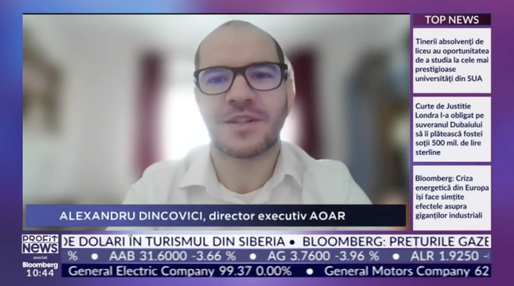 PROFIT NEWS TV Alexandru Dincovici, Director Executiv AOAR: E foarte greu să te asiguri că introducerea certificatului verde la locul de muncă nu va stopa activitățile de producție