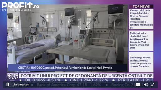 PROFIT NEWS TV Românii riscă să nu mai aibă acces gratuit la anumite servicii medicale. Cristian Hotoboc, PALMED: Pacienții vor fi nevoiți să plătească cu totul contravaloarea unor investigații și consultații