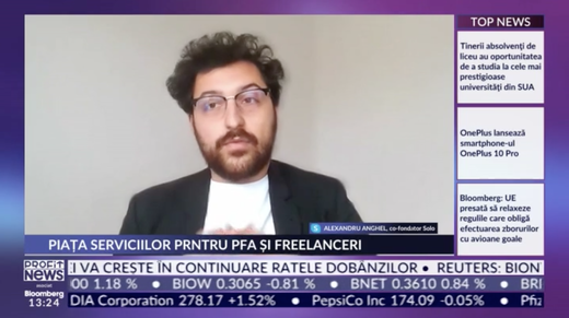 PROFIT NEWS TV Solo vizează o finanțare de până la 500.000 de euro: SRL-urile au primit soluții mai ingenioase pe piață și atenție mai mare din partea din partea ANAF