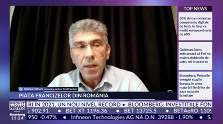 PROFIT NEWS TV Piața francizelor din România ajunge la afaceri totale de circa 5 miliarde de euro pe an, cu jucători străini., gen cu KFC, Pizza Hut, McDonald’s. Firmele românești vin însă din urmă: Lumea a început să aibă curaj 