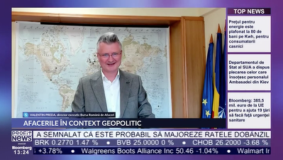 PROFIT NEWS TV Valentin Preda, Director Executiv Bursa Română de Afaceri: Mediul privat a ajuns condus de aceste lupte între marile puteri. România va trebui să aleagă