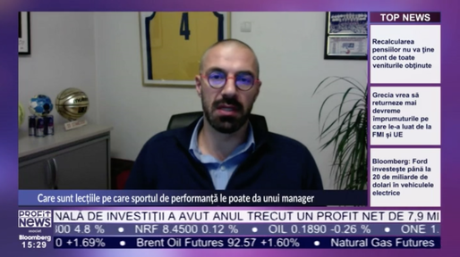 PROFIT NEWS TV Virgil Stănescu, Director Executiv CEO Clubs: Avem nevoie de infrastructură pentru ca sportul să poată fi văzut ca un business. Aici intervine parteneriatul public-privat ,care e considerat un furt continuu 
