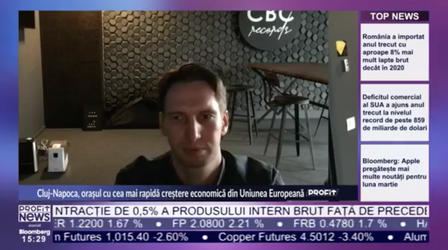 PROFIT NEWS TV Vlad Buzoianu, CEO CBC: Work from anywhere deja devine o amenințare la nivel de sistem. Oamenii aleg mai mult să nu vină la birou, decât să vină. Fostul producător de dulciuri Feleacul se întoarce la case