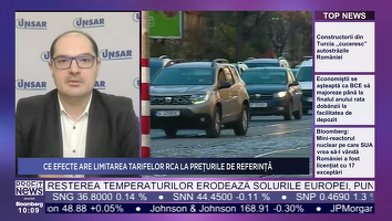 PROFIT NEWS TV Șeful UNSAR, despre plafonarea tarifelor RCA: Nu are cum să fie cea mai bună soluție. Legea permite derapaje în zona de despăgubiri