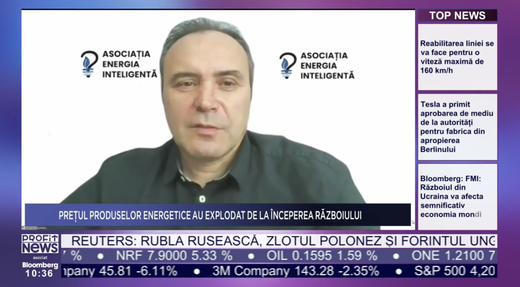 PROFIT NEWS TV Dumitru Chisăliță, Președinte Asociația Energia Inteligentă: Vom discuta de facturi duble față de ceea ce am avut anul trecut. Trebuie să facem economii cât mai multe