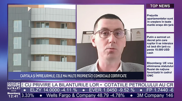 PROFIT NEWS TV Răzvan Nica, Managing Director BuildGreen: Vom avea cel puțin 10 clădiri în București care vor atinge zero emisii de carbon. Se întrevede o dorință a dezvoltatorilor de a se alinia la tendințele europene