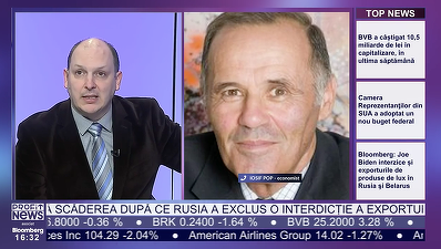 PROFIT NEWS TV Iosif Pop, unul dintre fondatorii Băncii Transilvania, primul CEO al băncii: Rusia se aștepta la sancțiuni, nu este prima dată când i se aplică. Cunoaște deja metoda prin care să le evite. Cum va scăpa de faliment