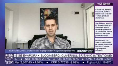 VIDEO PROFIT NEWS TV Mihai Filip, CEO OVES Enterprise: Programatorii în ziua de azi sunt aur curat. Puținii pe care îi mai avem sunt asaltați de companiile din afară. Facem eforturi să luăm talente de pe băncile facultății