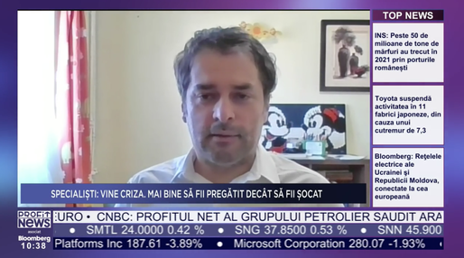 PROFIT NEWS TV Radu Georgescu, Managing Partner CFO Network: Creșterea dobânzilor va avea un impact foarte mare, populația este mult mai îndatorată acum. Băncilor centrale le este teamă
