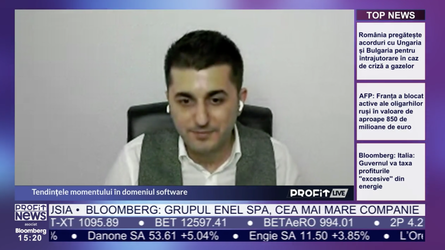 PROFIT NEWS TV Mihail Vlad, CEO Softia: În momentul în care dai și mai multe taxe IT-iștilor, te vei trezi cu un exod de talent. Deja suntem campionii taxelor, nu văd de ce o astfel de soluție ar fi bună
