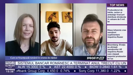 PROFIT NEWS TV Bogdan Iliescu, CEO BankSpot: Urmează să demarăm negocierile cu Banca Transilvania. Vrem să ne extindem serviciile și în domeniul imobiliar și cel al brokerajului
