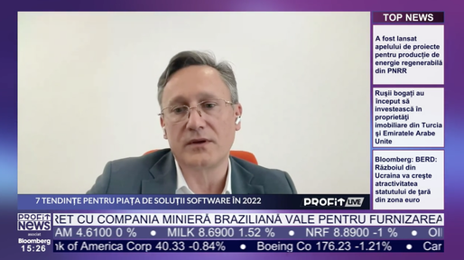 PROFIT NEWS TV Adrian Bodomoiu, Director General Wizrom Software: Degeaba sunt proiecte dacă nu ai cu cine să le faci. Companiile își externalizează serviciile de software din cauza lipsei de specialiști
