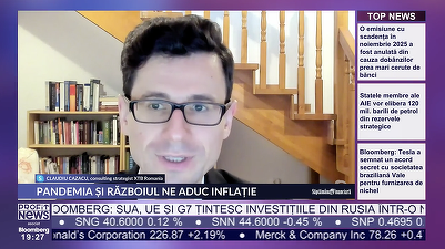 PROFIT NEWS TV Claudiu Cazacu, Consulting Strategist XTB România: Există un mare interes în ceea ce privește zona de energie. Vedem aprecieri ale acțiunilor de zeci de procente doar în ultima lună și jumătate