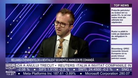 PROFIT NEWS TV Alin Copîndeanu, CEO Tudor Tailor: Se închid unități de producție, nu mai apar oameni noi care să lucreze în acest domeniu. Nu știm când se va ajunge la dispariția completă a forței de muncă