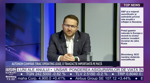 PROFIT NEWS TV Dan Ștefan, co-fondator Autonom, după ce a cumpărat Țiriac Operating Lease: Încă mai e loc de crescut. Despre mașini electrice: Sunt niște obstacole în România mai mari decât în alte părți