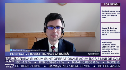 PROFIT NEWS TV Claudiu Cazacu, Consulting Strategist XTB România: Scenariul inițial era unul rezonabil, de creștere cu 2,1% pentru PIB-ul României. Acum este în revizuire în jos și vedem de la o zi la alta că apar schimbări 