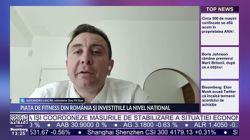 VIDEO PROFIT NEWS TV Alexandru Lascăr, co-fondator Stay Fit Gym, al doilea lanț de săli de fitness din România: Pregătim 10-12 centre anul acesta, ne uităm la orașe cu peste 100.000 locuitori. Cine urmează