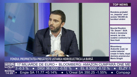 EXCLUSIV PROFIT NEWS TV Listarea Hidroelectrica la bursă, cel mai probabil amânată până în februarie 2023: Fondul Proprietatea a chemat cele mai mari bănci din lume. Dacă va fi o listare doar la BVB, pachetul de acțiuni ofertat va fi redimensionat