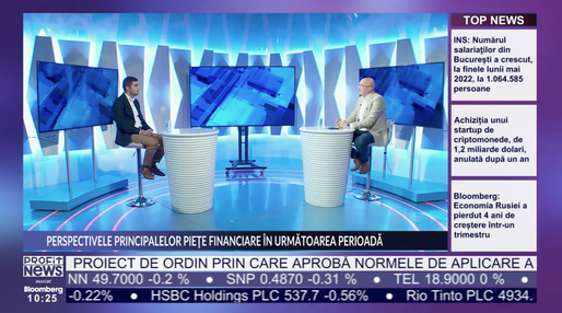 PROFIT NEWS TV Milan Prusan, Managing Director NN Investment Partners: Piața se așteaptă la două trimestre ceva mai complicate. Poate că recesiunea va fi evitată peste ocean