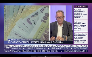 PROFIT NEWS TV Constantin Damov, președintele Coaliției pentru Economie Circulară, despre ajutorul de stat: Nu este o problemă de mediu, e o nouă reformulare a modelului economic. Un pas colosal