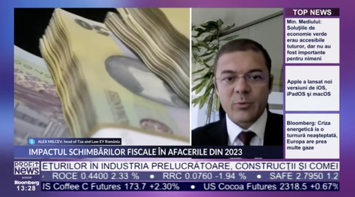 PROFIT NEWS TV Alex Milcev, Head of Tax and Law EY România: Vor fi colectate mai multe taxe și impozite, dar nu o să fie suficient. De undeva o să vină și creșteri de taxe