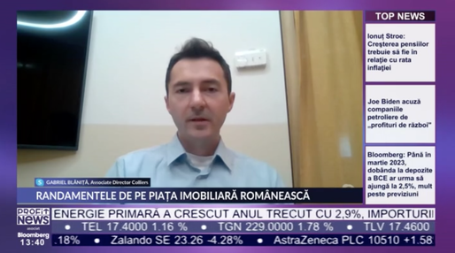PROFIT NEWS TV Gabriel Blăniță, Associate Director Colliers, despre revenirea obligativității declarării contractelor de închiriere la ANAF: Orice majorare de taxe vine de regulă și cu creșterea evaziunii