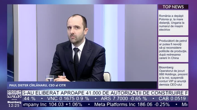PROFIT NEWS TV CEO CITR: Dacă menținem an de an facilități, este posibil să antreneze niște comportamente negative. Întrebarea este când oprim furtunul