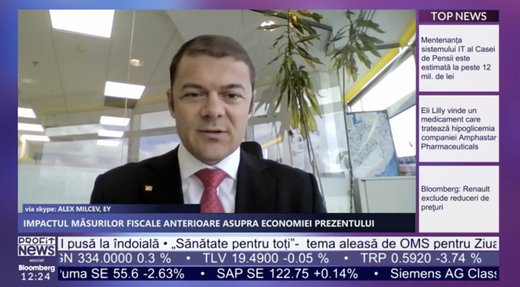 PROFIT NEWS TV Alex Milcev, Partener EY: Orice om de afaceri ar trebui să-și facă un buget și o planificare ca să se pregătească să plătească mai mult