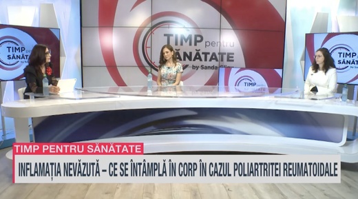 Boală autoimună gravă dacă nu este diagnosticată la timp. Prof. Dr. Alina Dima, Universitatea de Medicină și Farmacie „Carol Davila”: Diagnosticul în primele 3 luni poate salva articulația în poliartrita reumatoidă / Mihaela Ciobanu, psiholog: Durerea poate genera modificări în sistemul de gândire