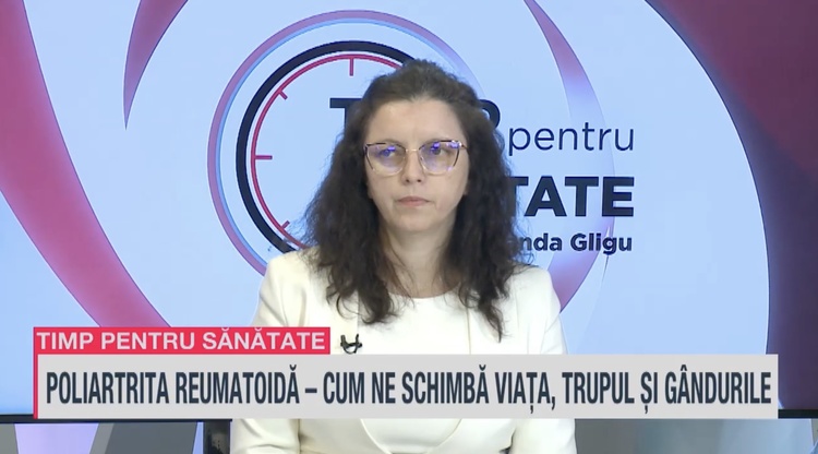 Boală autoimună gravă dacă nu este diagnosticată la timp. Prof. Dr. Alina Dima, Universitatea de Medicină și Farmacie „Carol Davila”: Diagnosticul în primele 3 luni poate salva articulația în poliartrita reumatoidă / Mihaela Ciobanu, psiholog: Durerea poate genera modificări în sistemul de gândire