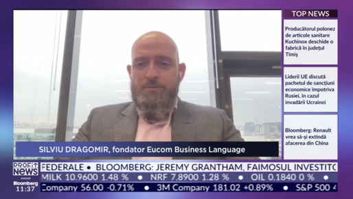 VIDEO PROFIT NEWS TV Silviu Dragomir, Fondator Eucom Business Language: Dacă avem 30% dintre companii care au afaceri de până în 500.000 de euro, investițiile pe care acestea le pot face în digitalizare sunt relativ mici. De aceea stăm atât de prost 