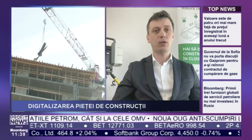 PROFIT NEWS TV Eugen Ursu, CEO Graphein: Vom putea reduce costurile de construcție a unei clădiri cu ajutorul tehnologiei. Va suplini și lipsa personalului