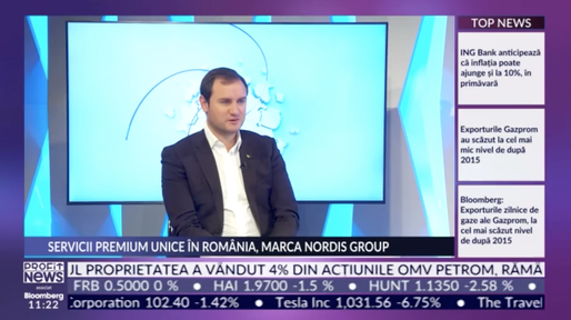 VIDEO PROFIT NEWS TV (Re)Descoperă România - Florin Poștoacă, Sales Manager Nordis Group: Investițiile în imobiliare sunt cele mai sigure pentru că stochează valoarea, care crește în timp. Proprietățile premium au devenit o necesitate 