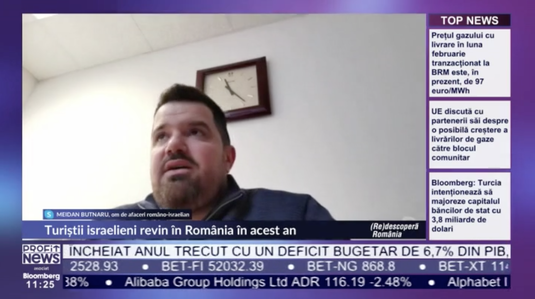 PROFIT NEWS TV (Re)Descoperă România - Meidan Butnaru, antreprenor în domeniul turismului: E foarte important să dezvoltăm partea de atragere a turiștilor străini în România și să devină un proiect de interes național